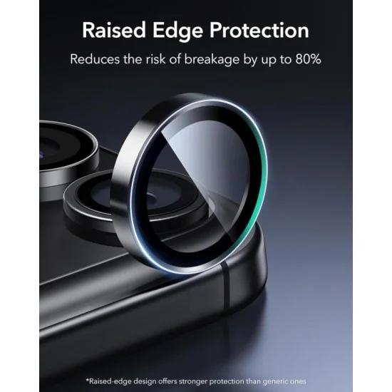 Esr Camera Lens Protector For Iphone 17/16/15/14 Pro Max - Black